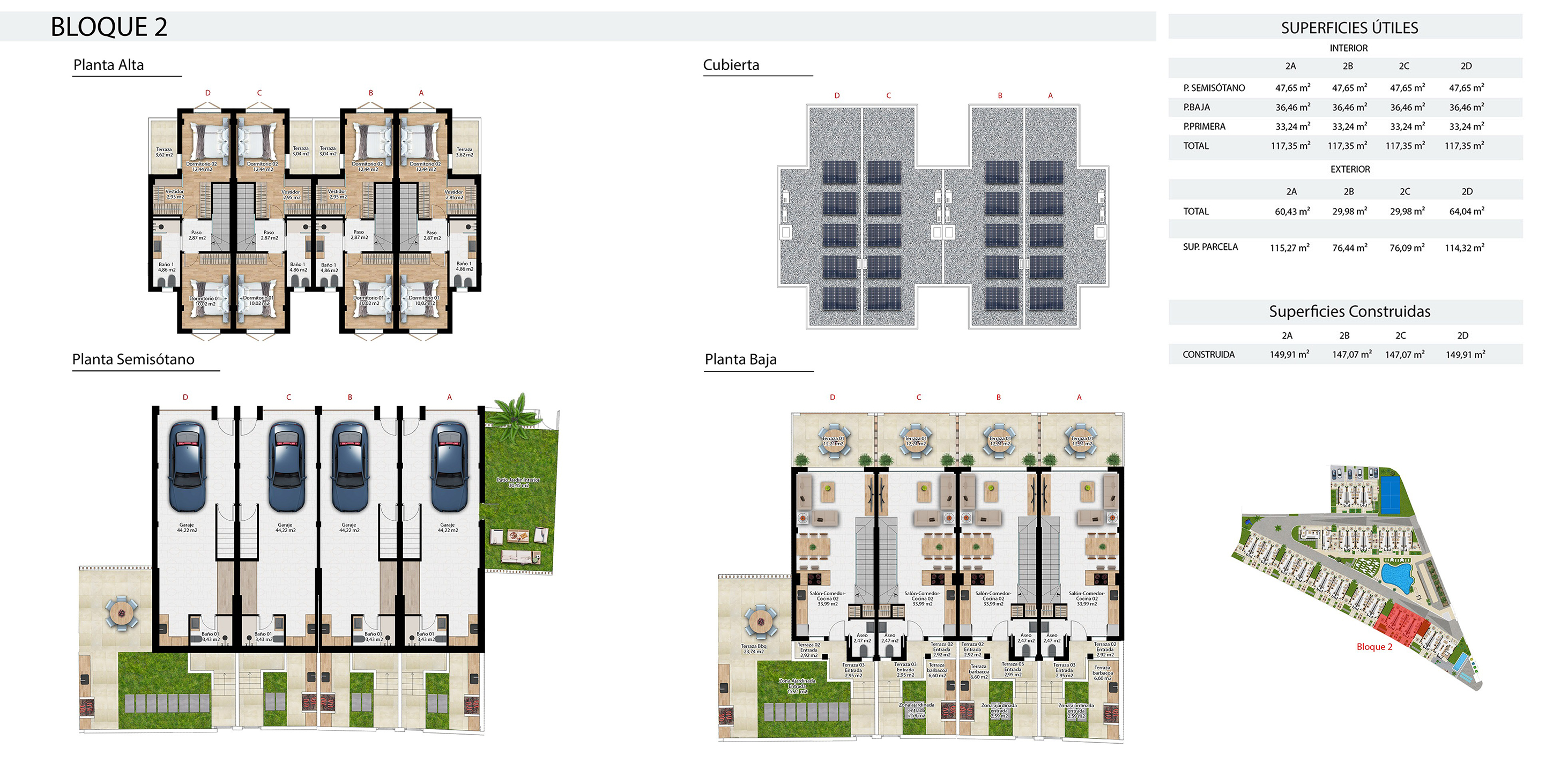 Almunia Hills Resort - Planos, Bloque 2