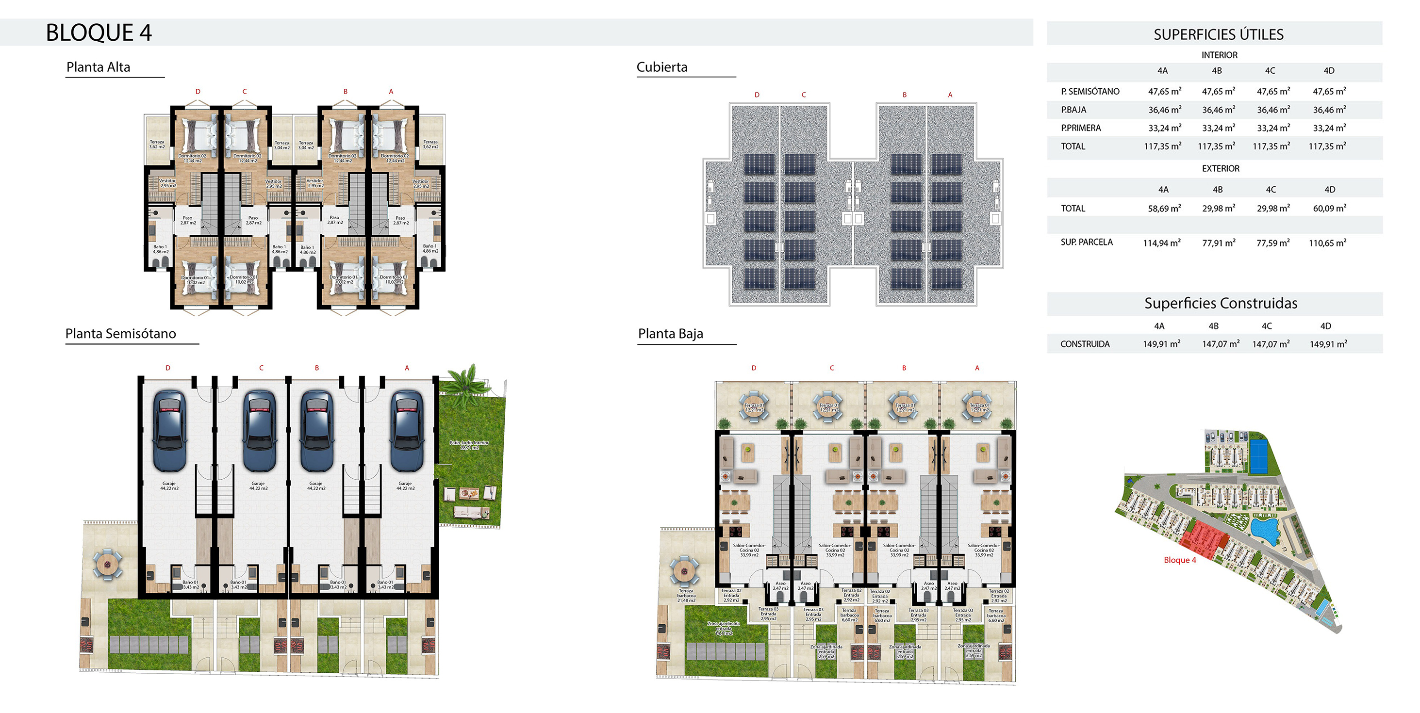 Almunia Hills Resort - Planos, Bloque 4