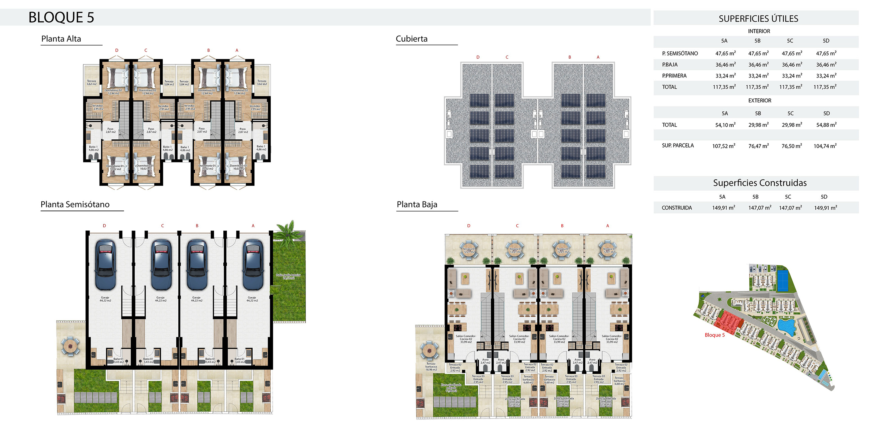 Almunia Hills Resort - Planos, Bloque 5