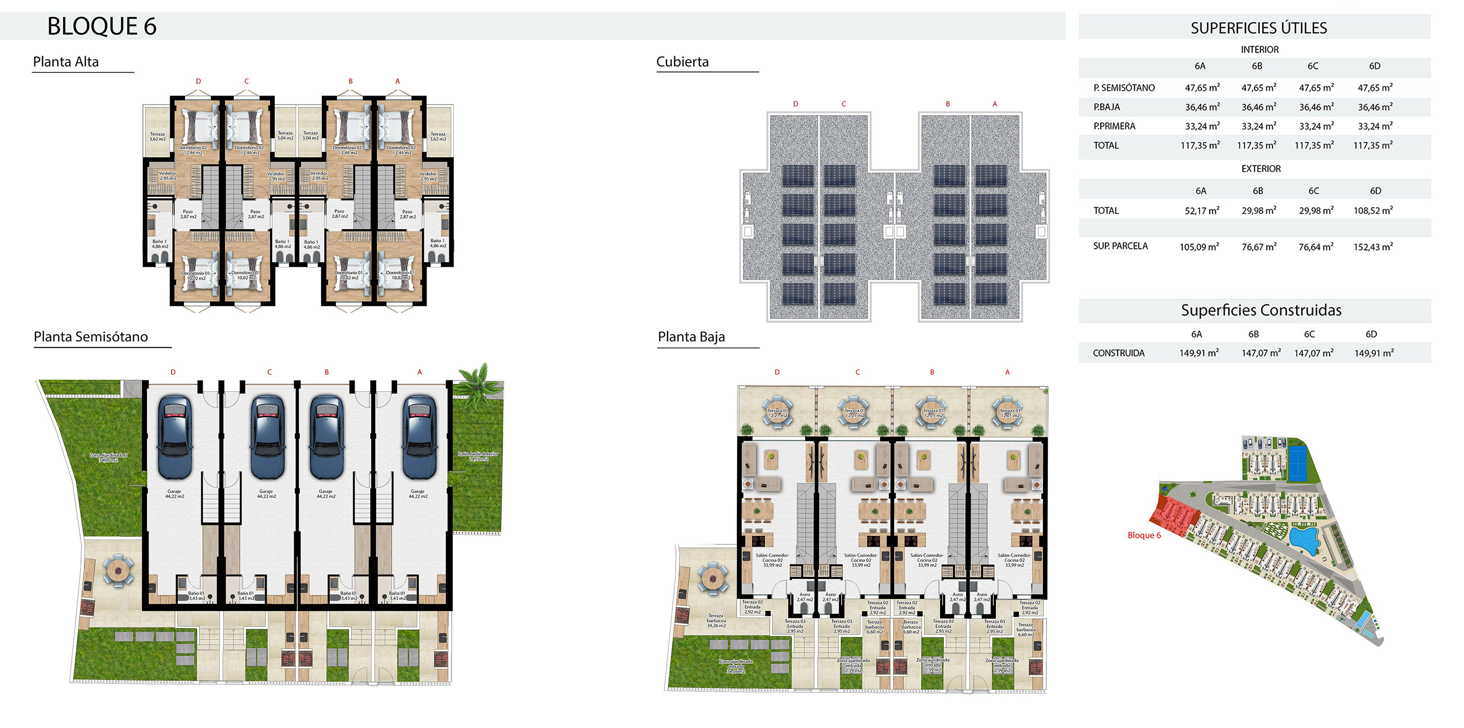 Almunia Hills Resort - Planos, Bloque 6