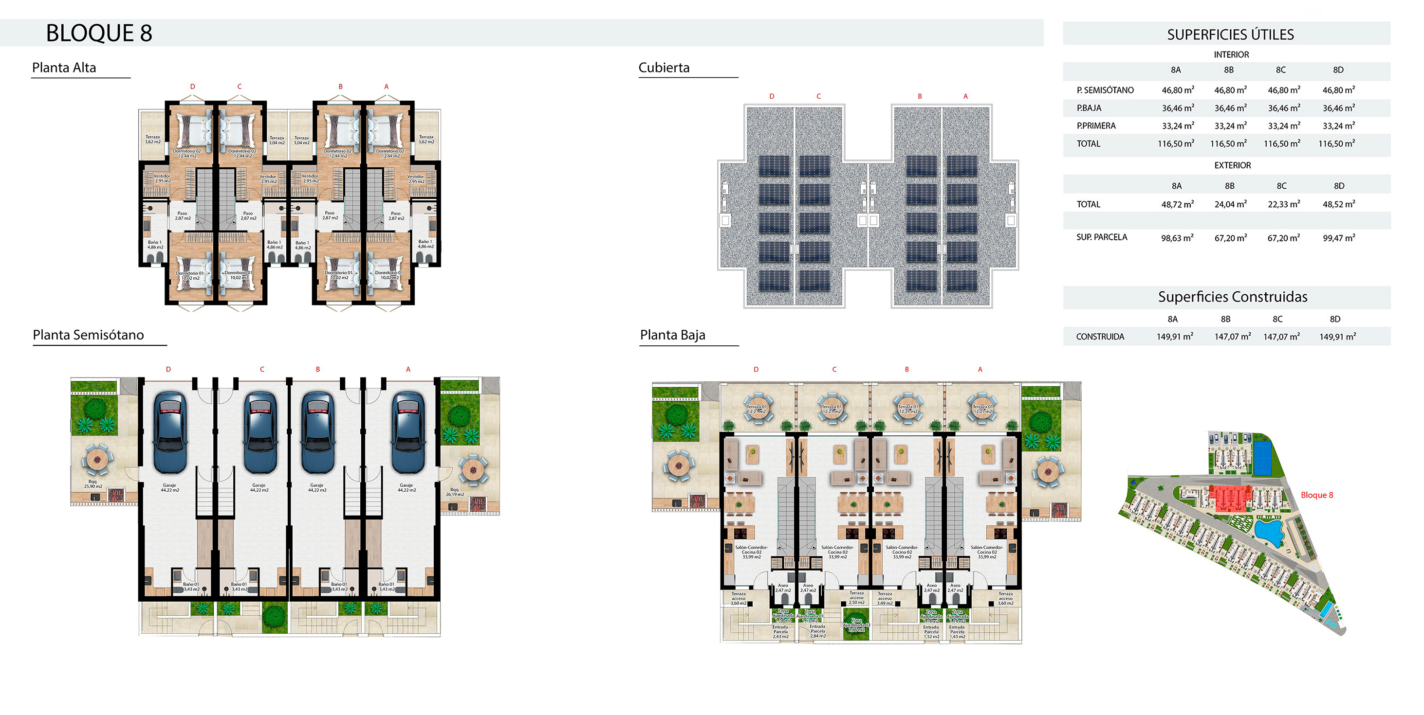 Almunia Hills Resort - Planos, Bloque 8