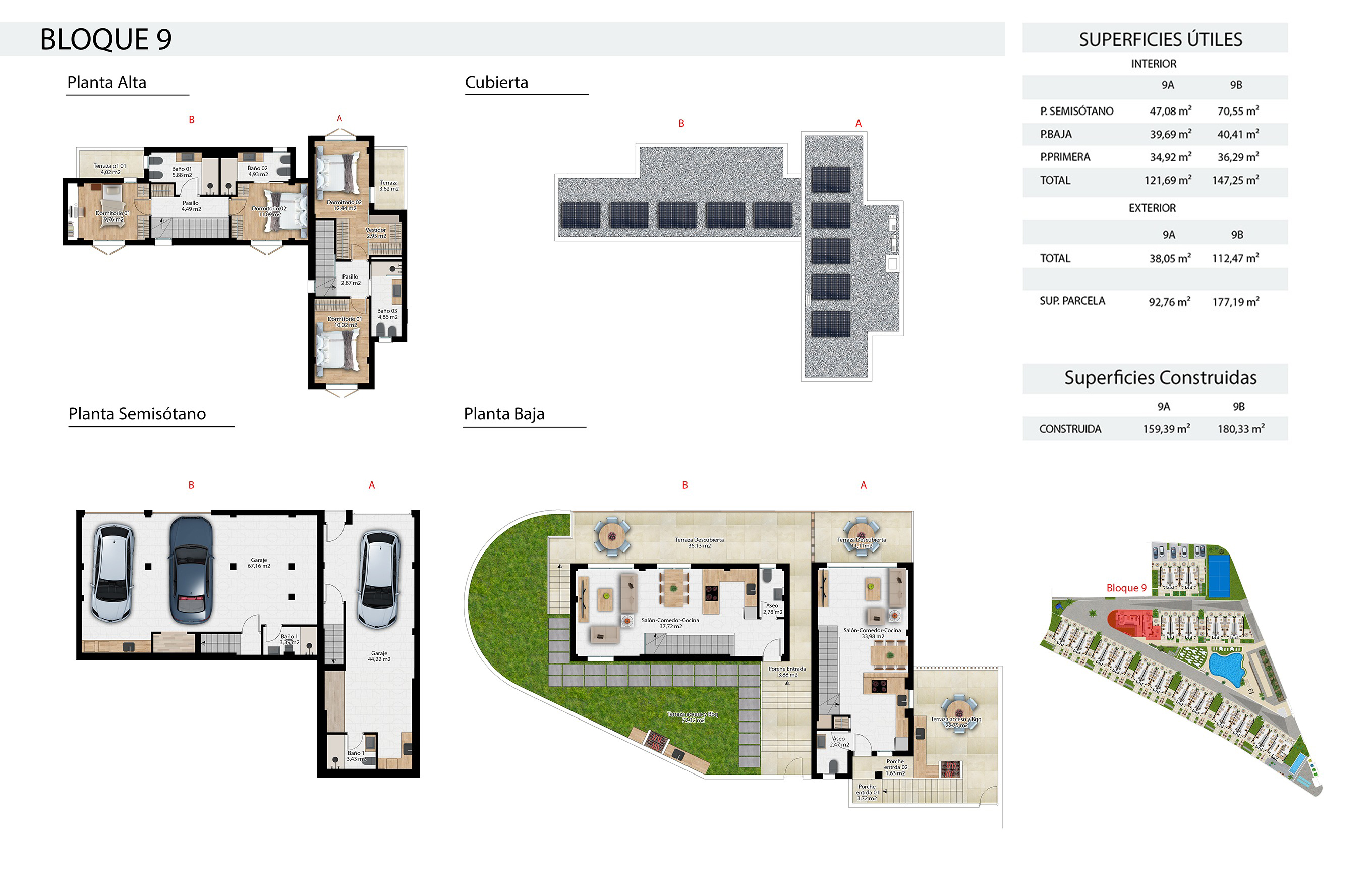 Almunia Hills Resort - Planos, Bloque 9